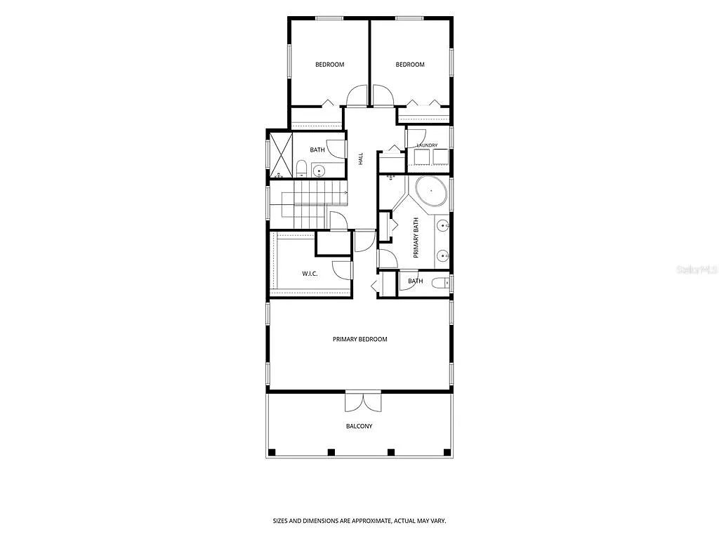 Second-floor layout of Scotland Palms
